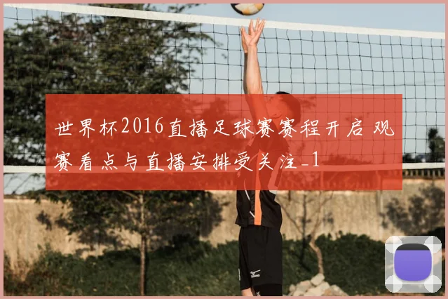 世界杯2016直播足球赛赛程开启 观赛看点与直播安排受关注_1